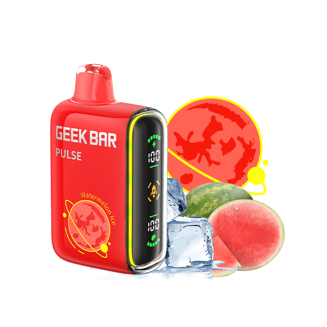 Watermelon Ice Flavors Fruit Planet Edition Geek Bar Pulse Disposable Vape - NICEPRO.US