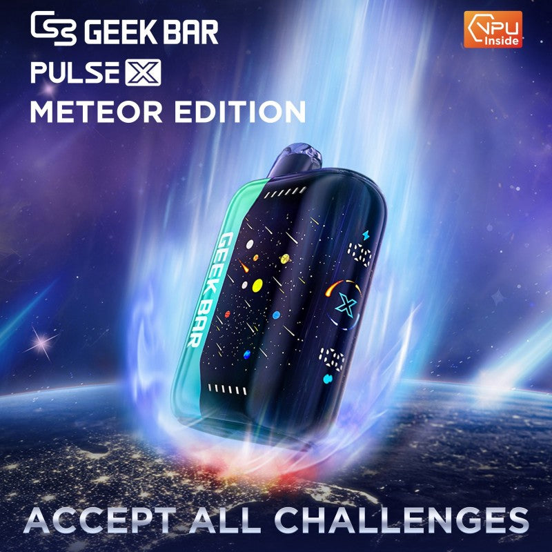 Pink & Blue Flavor Geek Bar Pulse X Meteor Edition Disposable Flavors - 25000 Puffs| - NICEPRO.US